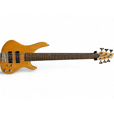 Used Washburn XB600 Natural Electric Bass Guitar