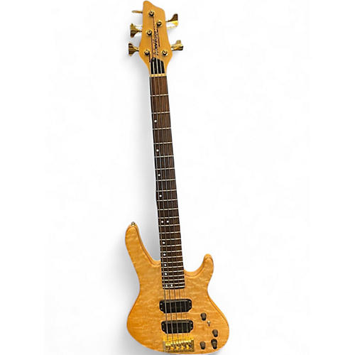 Used Washburn XB925 Natural Electric Bass Guitar Natural