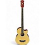 Used Washburn Used Washburn ab5KA Natural Acoustic Bass Guitar Natural