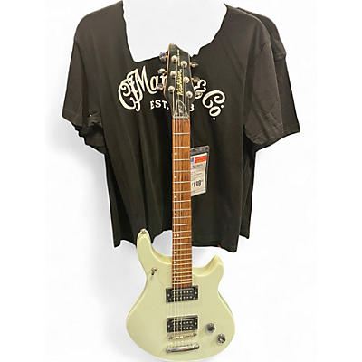 Used Washburn bt2 White Solid Body Electric Guitar