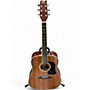 Used Washburn d100dlmk Natural Acoustic Guitar Natural