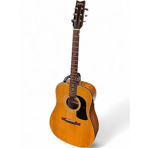 Used Washburn d10n Natural Acoustic Guitar Natural