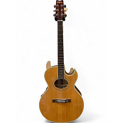 Used Washburn ea9 Natural Acoustic Electric Guitar