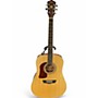 Used Washburn hd10slh-0 Natural Acoustic Guitar Natural