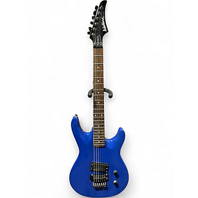 Used Washburn kc-50v Blue Solid Body Electric Guitar