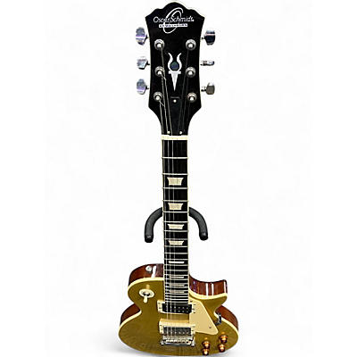 Used Washburn oscar schmidt Gold Top Solid Body Electric Guitar