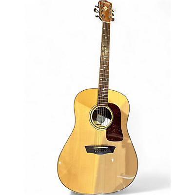 Used Washburn wsj50skelite Natural Acoustic Guitar