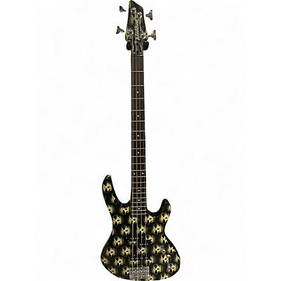 Used Washburn xb102 Black Electric Bass Guitar