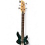 Used Washburn xb500 Green Electric Bass Guitar Green
