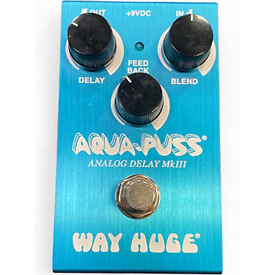 Used Way Huge Electronics AQUA PUSS WM71 DELAY Effect Pedal
