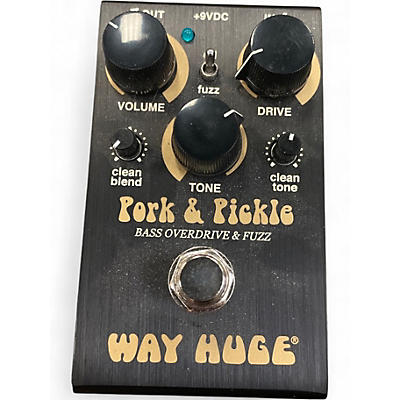 Used Way Huge Electronics Pork & Pickle Bass Overdrive Effect Pedal