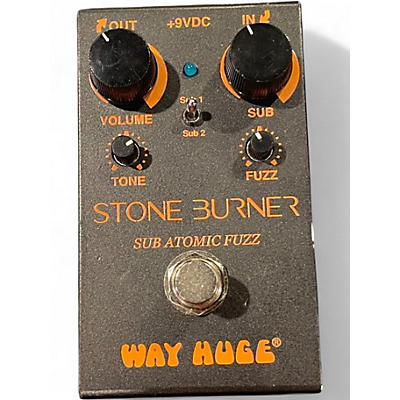 Used Way Huge Electronics Stone Burner Sub Atomic Fuzz Effect Pedal