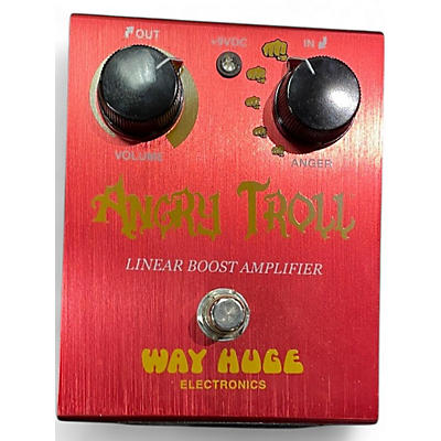 Used Way Huge Electronics WHE101 Angry Troll Boost Effect Pedal