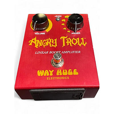 Used Way Huge Electronics WHE101 Angry Troll Boost Effect Pedal