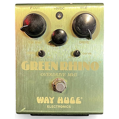 Way Huge Electronics Used Way Huge Electronics WHE202 Green Rhino MKII Overdrive Effect Pedal