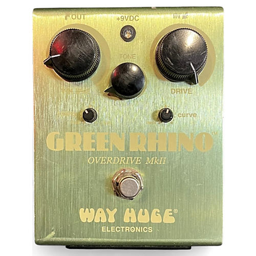 Way Huge Electronics Used Way Huge Electronics WHE202 Green Rhino MKII Overdrive Effect Pedal