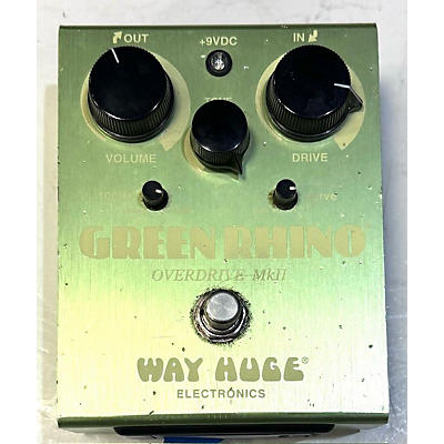 Way Huge Electronics Used Way Huge Electronics WHE202 Green Rhino Overdrive Effect Pedal