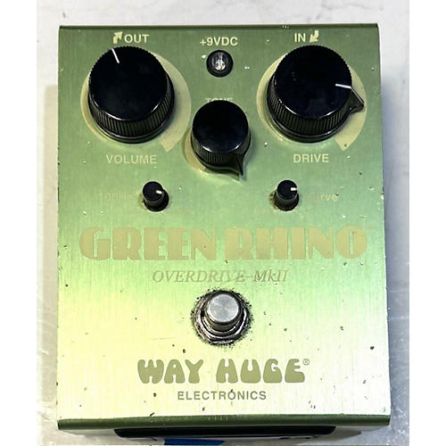 Way Huge Electronics Used Way Huge Electronics WHE202 Green Rhino Overdrive Effect Pedal