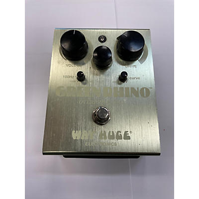 Way Huge Electronics Used Way Huge Electronics WHE202 Green Rhino Overdrive Effect Pedal