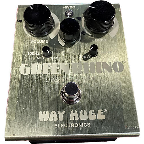 Way Huge Electronics Used Way Huge Electronics WHE202 Green Rhino Overdrive Effect Pedal