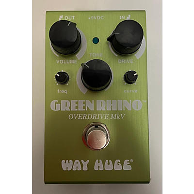 Way Huge Electronics Used Way Huge Electronics WHE202 Green Rhino Overdrive Effect Pedal