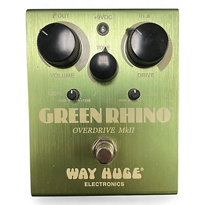 Way Huge Electronics Used Way Huge Electronics WHE202 Green Rhino Overdrive Effect Pedal