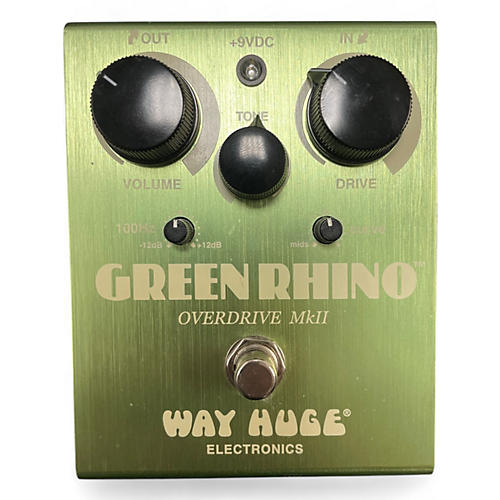 Way Huge Electronics Used Way Huge Electronics WHE202 Green Rhino Overdrive Effect Pedal