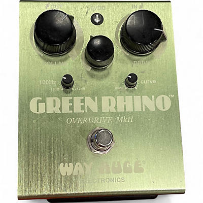 Way Huge Electronics Used Way Huge Electronics WHE202 Green Rhino Overdrive Effect Pedal