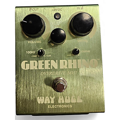 Way Huge Electronics Used Way Huge Electronics WHE202 Green Rhino Overdrive Effect Pedal