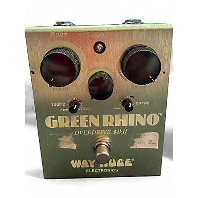 Way Huge Electronics Used Way Huge Electronics WHE202 Green Rhino Overdrive Effect Pedal