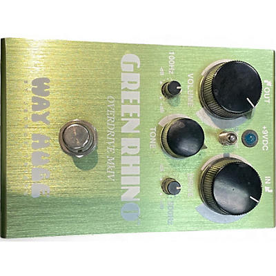 Used Way Huge Electronics WHE202 Green Rhino Overdrive Effect Pedal