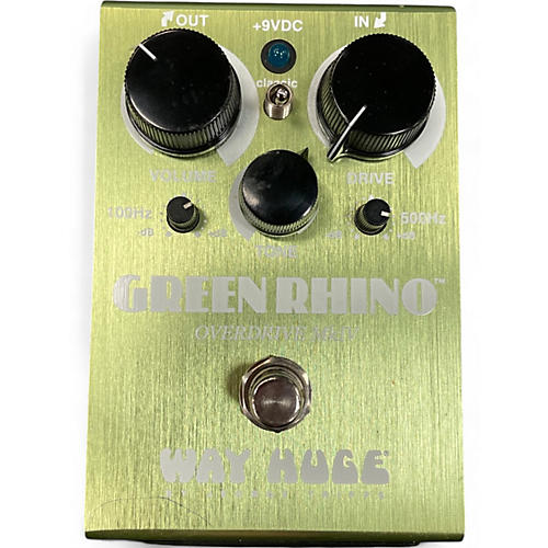 Way Huge Electronics Used Way Huge Electronics WHE202 Green Rhino Overdrive Effect Pedal