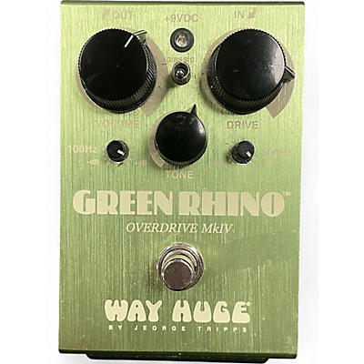 Used Way Huge Electronics WHE202 Green Rhino Overdrive Effect Pedal