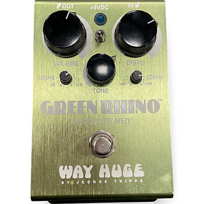 Used Way Huge Electronics WHE202 Green Rhino Overdrive Effect Pedal