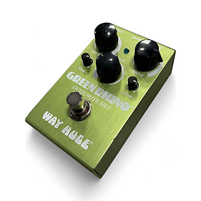 Used Way Huge Electronics WHE202 Green Rhino Overdrive Effect Pedal