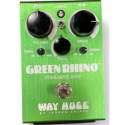 Used Way Huge Electronics WHE202 Green Rhino Overdrive Effect Pedal