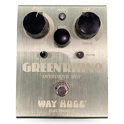 Used Way Huge Electronics WHE202 Green Rhino Overdrive Effect Pedal