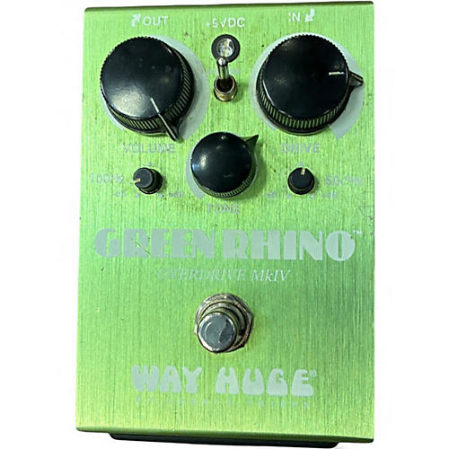 Used Way Huge Electronics WHE202 Green Rhino Overdrive Effect Pedal