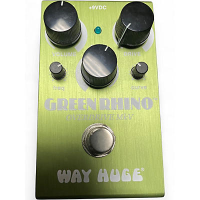 Used Way Huge Electronics WHE202 Green Rhino Overdrive Effect Pedal
