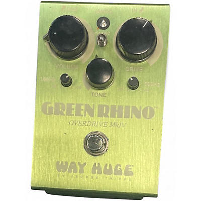 Used Way Huge Electronics WHE202 Green Rhino Overdrive Effect Pedal