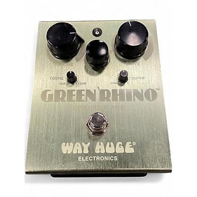 Used Way Huge Electronics WHE202 Green Rhino Overdrive Effect Pedal