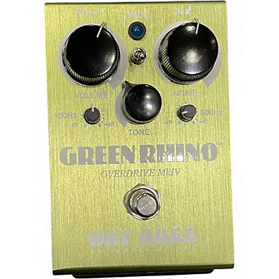 Used Way Huge Electronics WHE202 Green Rhino Overdrive Effect Pedal