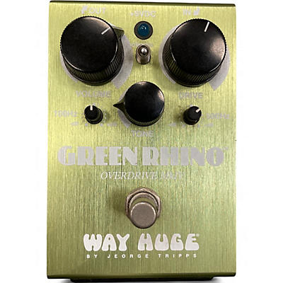 Used Way Huge Electronics WHE202 Green Rhino Overdrive Effect Pedal