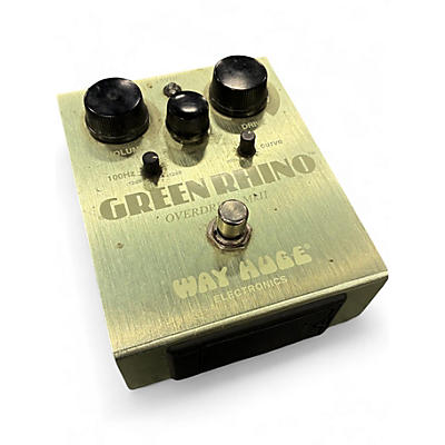Used Way Huge Electronics WHE202 Green Rhino Overdrive Effect Pedal