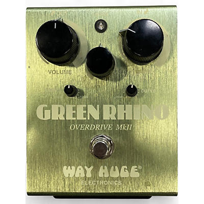 Used Way Huge Electronics WHE202 Green Rhino Overdrive Effect Pedal