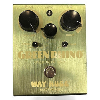 Used Way Huge Electronics WHE202 Green Rhino Overdrive Effect Pedal