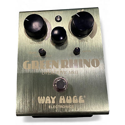 Used Way Huge Electronics WHE202 Green Rhino Overdrive Effect Pedal