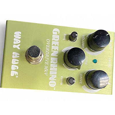 Used Way Huge Electronics WHE202 Green Rhino Overdrive Effect Pedal