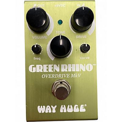 Used Way Huge Electronics WHE202 Green Rhino Overdrive MKV Effect Pedal