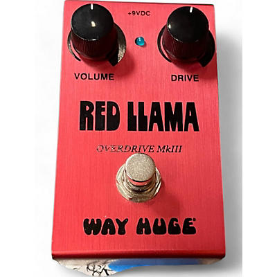 Used Way Huge Electronics WHE203 Red Llama Overdrive Effect Pedal